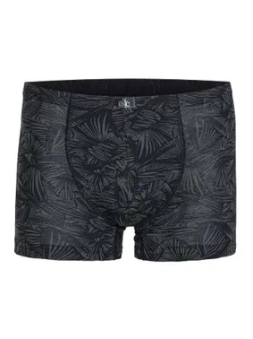 İlke Siyah Desenli İlke Erkek Modal Boxer 1616