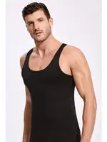 Siyah %100 Pamuk Sporcu Atlet İlke 1011 Siyah