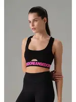 Siyah Pencere Detaylı Doreanse Sporcu Sütyeni 5582 Siyah