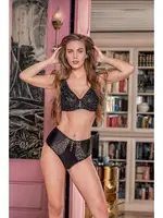 Siyah Simli Toparlayıcı Minimizer Sütyen Gallipoli MGP11530 Siyah farklı açı