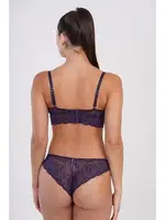 Soft Cup Dantelli Sütyen New Bra 3017 Mor görsel 5