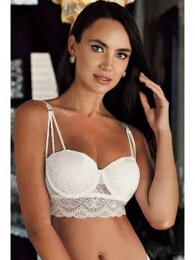 New Bra Lingerie Soft Cup Dantelli Sütyen New Bra 3017