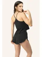 Şortlu Spor Takım DoReMi 002-001290 Siyah detay görünüm