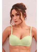 Su Yeşili Straplez Desteksiz Sütyen NBB 30007 Yeşil detay görünüm