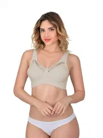 Emay Toparlayıcı Dantelli Cotton Kadın Sütyen Emay 181C