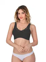 Toparlayıcı Dantelli Cotton Kadın Sütyen Emay 181C farklı açı