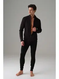 Doreanse Termal Viloft Dik Yaka Fermuarlı Sweatshirt Dorense 2895