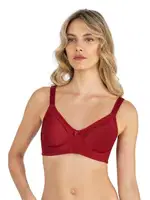 Toparlayıcı Mikro Düz Sütyen Fabony 3190 Bordo farklı açı