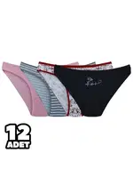 Karışık Desenli Ahu Bayan Bikini Külot 12Li Tutku 0546 Asorti farklı açı
