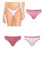 U.S. Polo Assn. 3Lü Lastikli Karışık Renk Kadın Slip 66329 Görsel