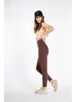 Dalgıç Yüksek Belli Süper Loklu Tayt Vogsing 162 Kahve görsel 4