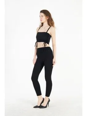 Vogsing Çelikli Şardonlu Yüksek Bel Kadın Tayt Vogsing 328 - Alternatif Görünüm