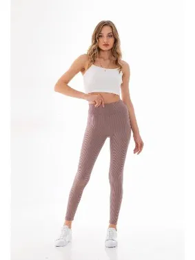 Vogsing Vizon Geniş Fitilli Şardonlu Bayan Tayt Vogsing 345