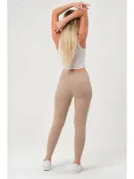 Bej Fitilli Dalgıç Bayan Yüksek Bel Tayt Vogsing 374 görsel 4