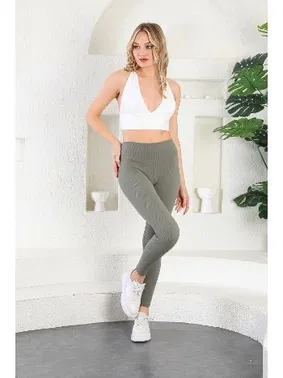 Vogsing Vogsing Fitilli Dalgıç Yüksek Bel Bayan Tayt Vogsing 374