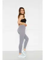 Yüksek Belli Fitilli Dalgıç Kadın Tayt Vogsing 374 Füme