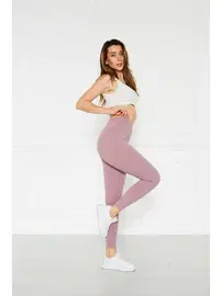 Vogsing Dalgıç Kumaş Fitilli Yüksek Bel Bayan Tayt Vogsing 374