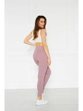 Vogsing Dalgıç Kumaş Fitilli Yüksek Bel Bayan Tayt Vogsing 374 - Alternatif Görünüm