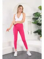 Yüksek Bel Pembe Fitilli Dalgıç Bayan Tayt Vogsing 374 Pembe detay görünüm