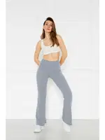 Füme Fitilli İspanyol Paça Kadın Tayt Vogsing 377 Füme görsel 4