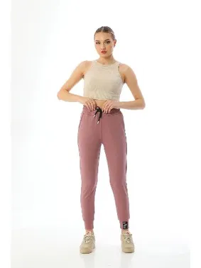 Vogsing Beli Lastikli Fitilli Cepli Kadın Eşofman Altı Vogsing 387 - Alternatif Görünüm