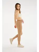 Ten Yüksek Bel Kadın Sporcu Tayt Vogsing 4073 Ten görsel 4