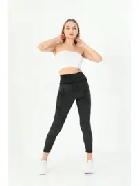 Vogsing Fransız Kadife Yüksek Bel Bayan Tayt Vogsing 478