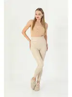 Deri Yüksek Bel Kadın Tayt Vogsing 575 görsel 4