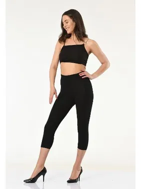 Vogsing Soft Siyah Kapri Kadın Tayt Vogsing 803