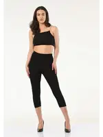 Soft Siyah Kapri Kadın Tayt Vogsing 803 Siyah görsel 4