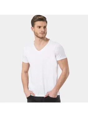 Wtshirt V Yaka Kısa Kollu Wtshirt Havana Tshirt