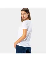 Geniş Yuvarlak Yaka Kısa Kollu Wtshirt Paris Kadın Tshirt görsel 4