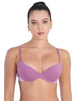 Yarım Push Up Pamuk Desteksiz Sütyen New Bra 5116 Gül Kurusu detay görünüm