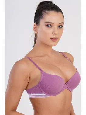 New Bra Lingerie Yarım Push Up Pamuk Desteksiz Sütyen New Bra 5116