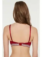 Yarım Push Up Pamuk Desteksiz Sütyen New Bra 5116 Bordo görsel 12