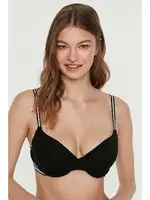 Yarım Push Up Pamuk Desteksiz Sütyen New Bra 5116 Siyah görsel 7