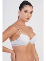 Yarım Push Up Pamuk Desteksiz Sütyen New Bra 5116 Açık Gri görsel 5