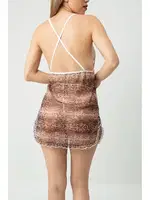 Yılan Desenli Askılı Seksi Gecelik Phevos 012-002249 görsel 4