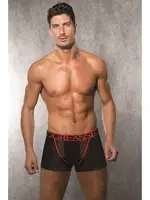 Zebra Erkek Fantezi Tül Detay Bel Bantlı Boxer Doreanse 1562 Siyah görsel 5