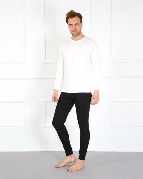 Pamuklu Siyah Tek Alt Erkek İçlik Akbeniz 19102