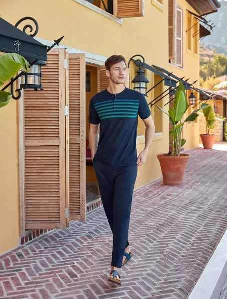 Berrak 9202 Kısa Kollu Erkek Pijama Takım