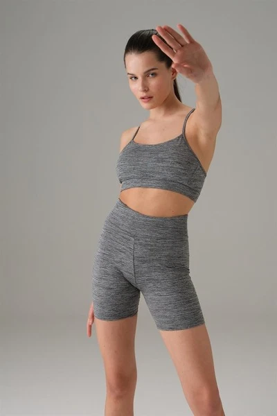 Yüksek Bel Toparlayıcı Kısa Bisikletçi Spor Kadın Tayt Doreanse 8033