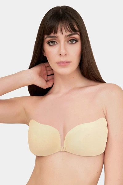 Önü Kopçalı Penye Silikon Dekolte Sütyen NBB 3695