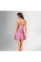 2li Çiçekli Sabahlık Pembe Gecelik Takım Ahu Loriva 1820 Pembe farklı açı