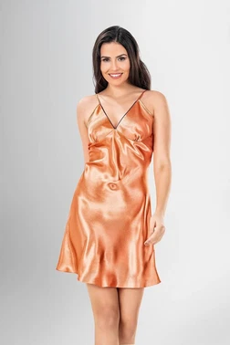 Ahu Lingerie 2Li Kısa Saten Sabahlık Gecelik Takımı 1932 Ahu Loriva 1932 - Alternatif Görünüm