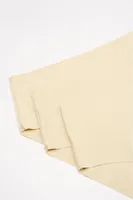 3 lü Paket Lazer Kesim Yüksek Bel Külot NBB 327 Ten görsel 4