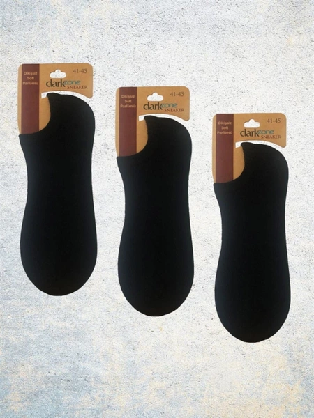 3 Lü Siyah Çorap Set Darkzone DZCP3101