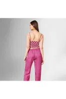 3lü Fuşya Büstiyer Pijama Takımı Ahu Loriva 1836 Fuşya farklı açı