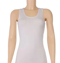 Yıldız Çamaşır 3'lü Paket Likralı Kalın Askılı Kadın Beyaz Atlet Yıldız 2175