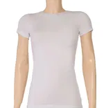 3Lü Paket Likralı Kısa Kollu Kadın Beyaz T-Shirt Yıldız 2140 Beyaz